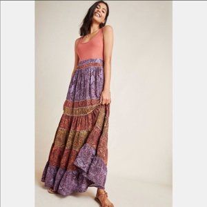 Anthropologie Colima Maxi Dress, size small